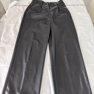 Palazzo Pants in faux leather by NastyGal